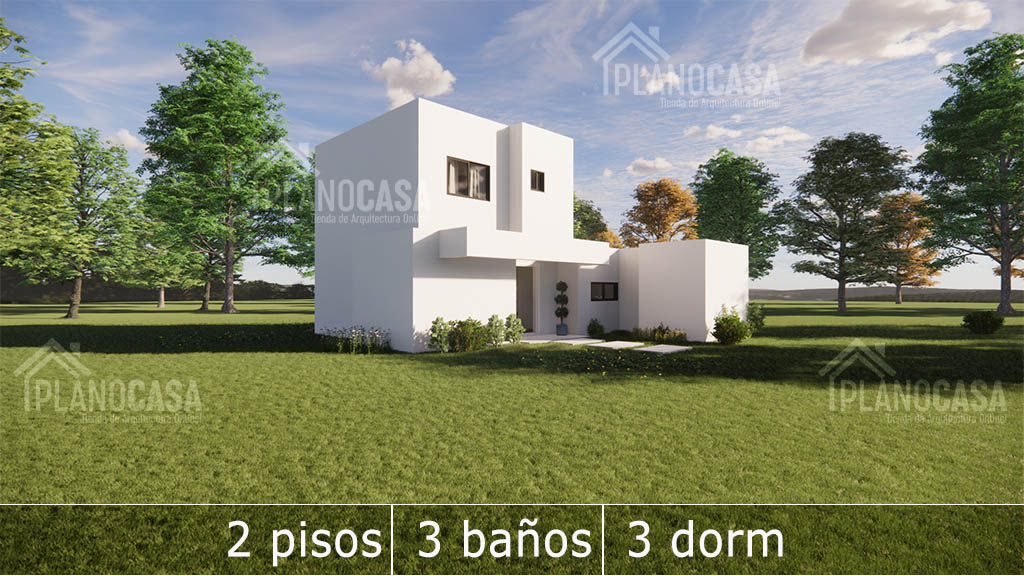 Casa Motril 223-1-110m2 - Render Fachada Full HD
