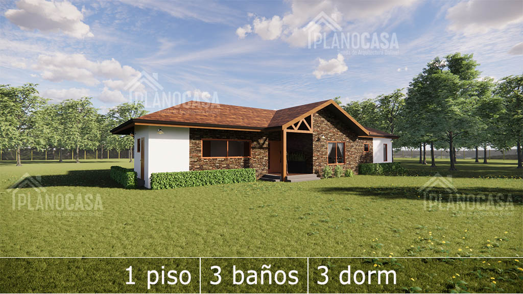 Casa Overton 133-1-137m2 - Render Fachada Full HD