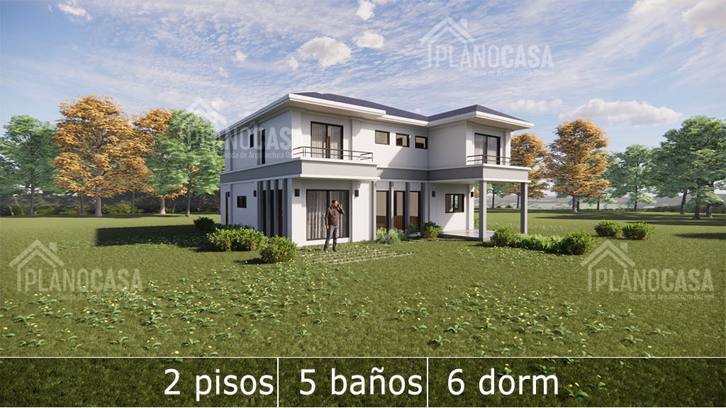 Casa Rochester 255-1-187m2 - Render Fachada Full HD