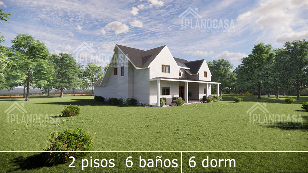 Casa Piedra Roja 266-1-248m2 - Render Fachada Full HD