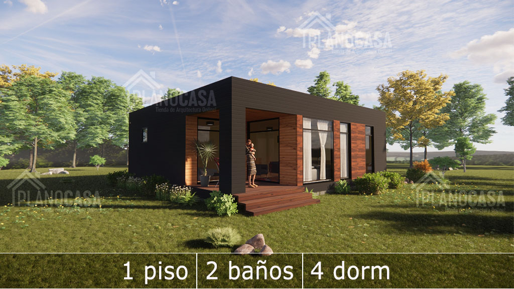 Casa Napoles 124-1-83m2 - Render Fachada Full HD
