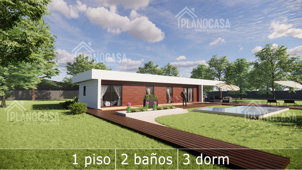 Casa Maltos 123-1-90m2 - Render Fachada Full HD
