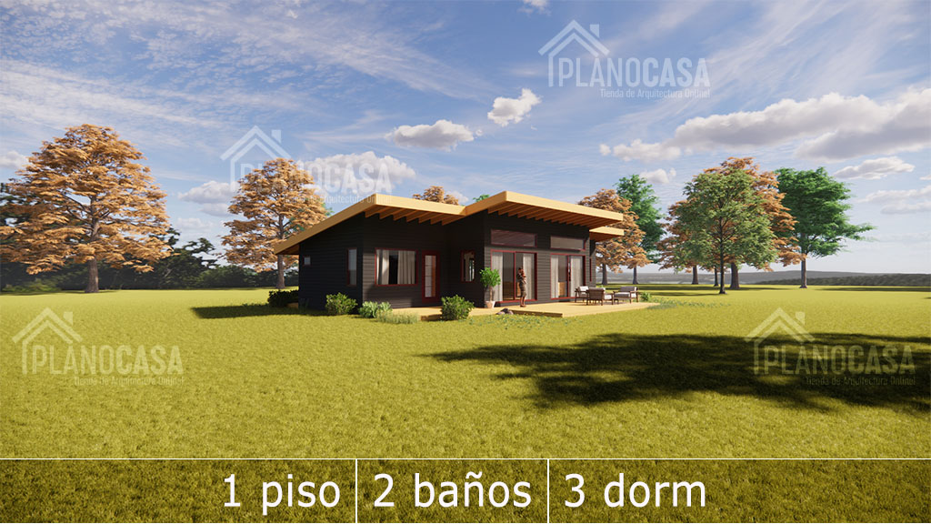 Casa Vaticano 122-1-95m2 - Render Fachada Full HD